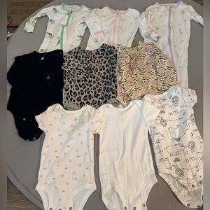 3-6M baby girl one pieces bundle
